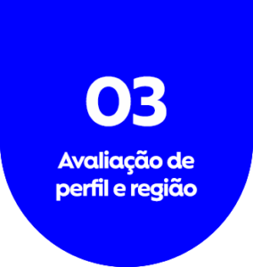 Avaliação de perfil e região